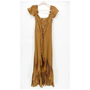 Giselle off the shoulder maxi dress. Size medium. Like new!